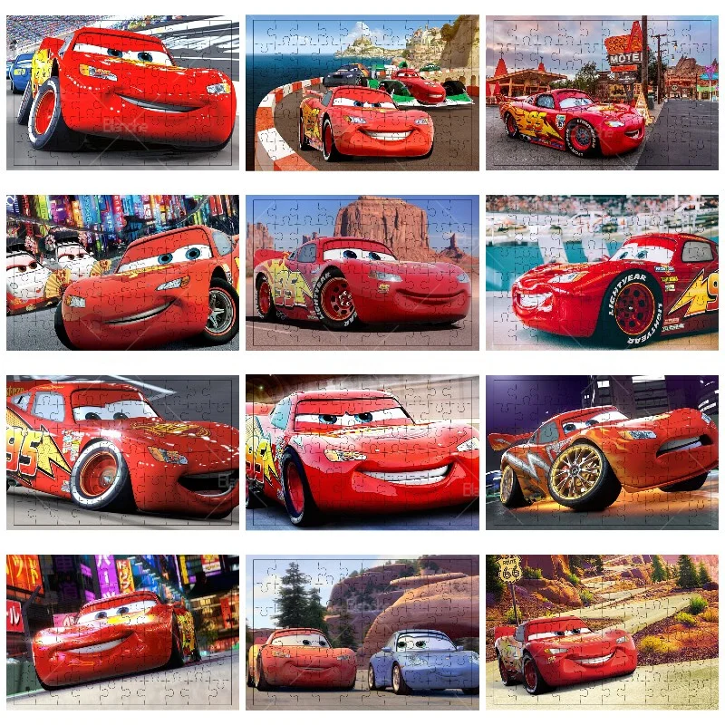 Em promoção! Carros Disney Carro De Corrida Vermelho Relâmpago Mcqueen  1000pcs Quebra-cabeças Puzzle Jogo Crianças Como Madeira Jigsaw Amigos Dom  Quarto Enfeite De Mesa