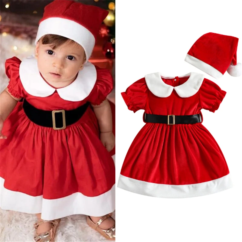 Vestido Vermelho Natal Bebê Menina - SACOLA DO BEBÊ