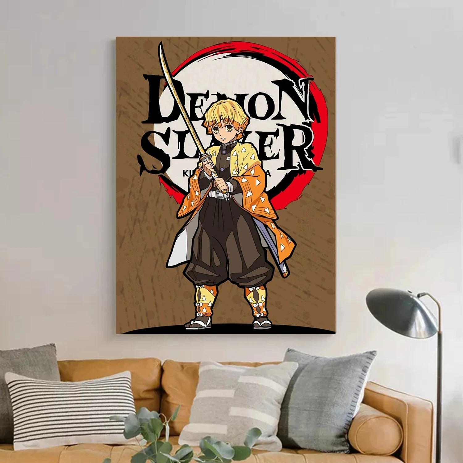 Quadro decorativo Zenitsu Desenho Demon Slayer Arte para sala quarto em  Promoção na Americanas