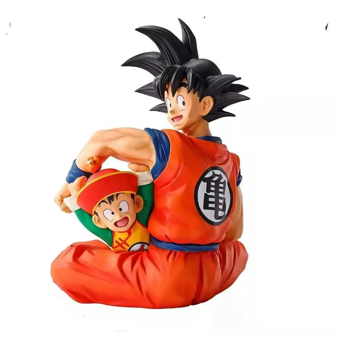 Em promoção! Dragon Ball Z Goku, Gohan Figuras De Anime Brinquedos De Pvc  Modelo De 15 Cm De Um Super Saiyajin, Pai, Filho Figura De Ação Coletiva  Boneca De Presente De Natal