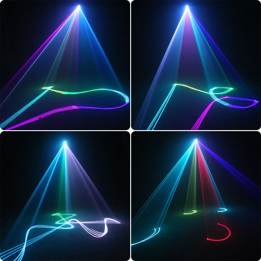 Eshiny-mini projetor laser para festa, controle remoto, led azul