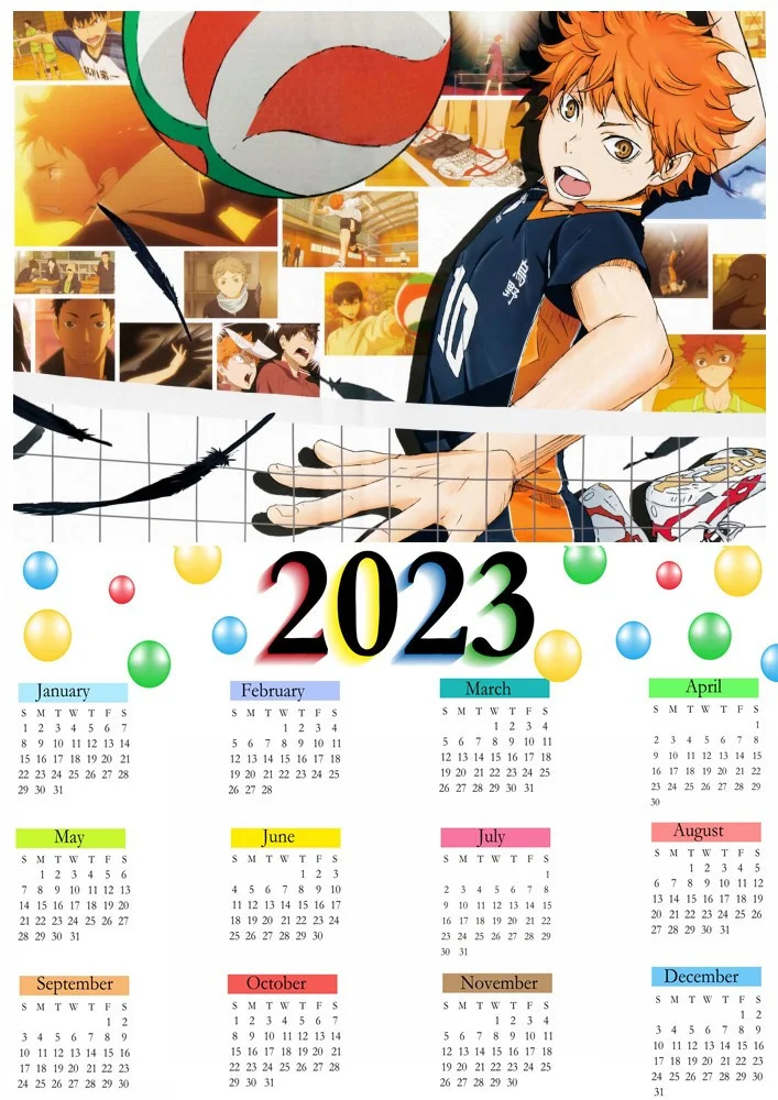 Calendario Haikyuu 2022