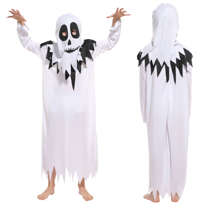 Máscaras Fantasmas Esqueleto de Halloween, Manto, Casa Assombrada, Vampiro  Cosplay Fantasias para Menino e Menina, Fantasia, Purim Party - AliExpress