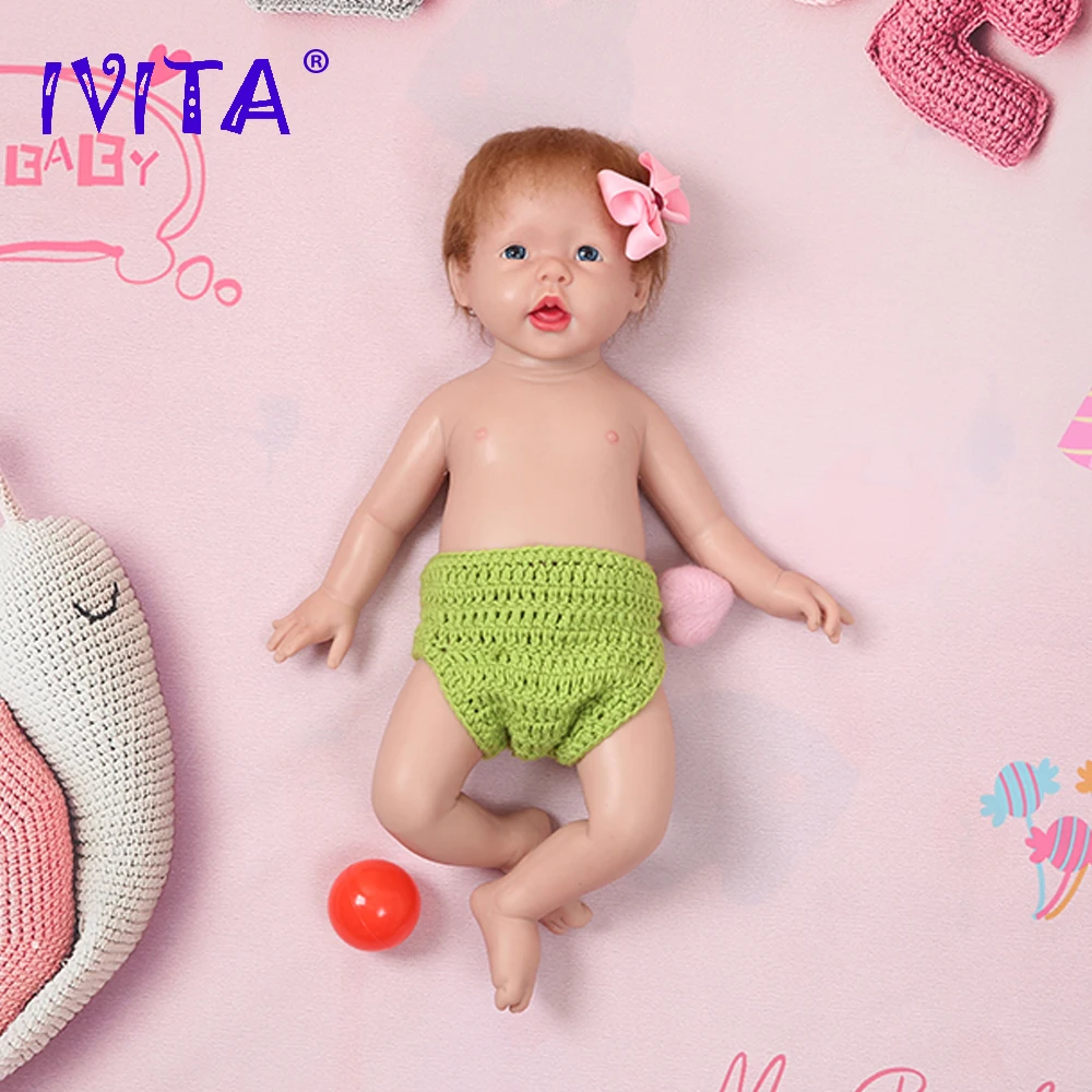 Boneca de silicone para recém-nascidos recém-nascidos com boca