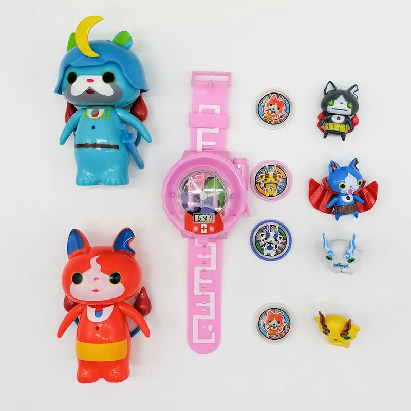 Em promoção! Japão Anime Modelo De Brinquedo Youkai Watch Dx Figura De Ação  De Coleta De Yo Kai Pulseira Com Medalhas De Música Leve Observar As  Crianças Presentes