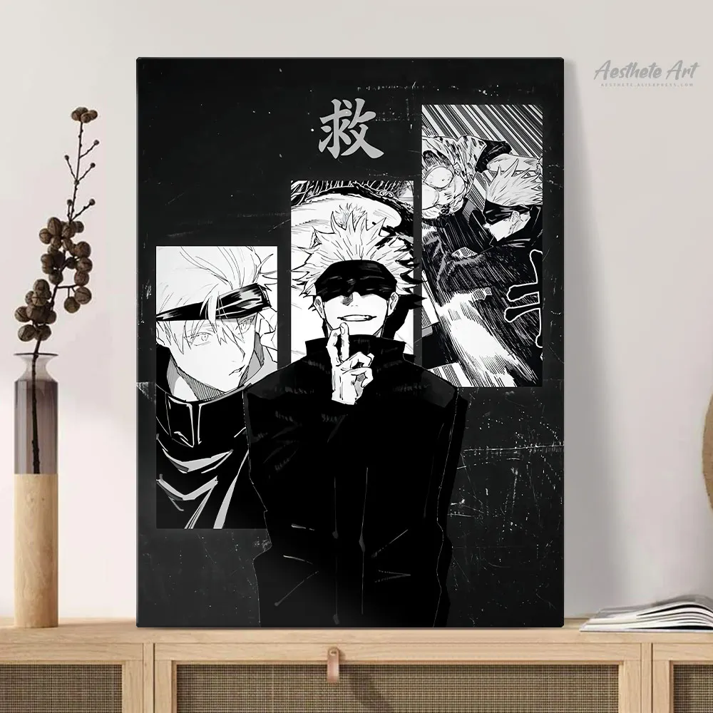 Japonês Anjo da morte Cartaz, Anime Pintura Da Lona, Estilo Moderno Wall  Picture, Sala De Estar, Decoração De Casa