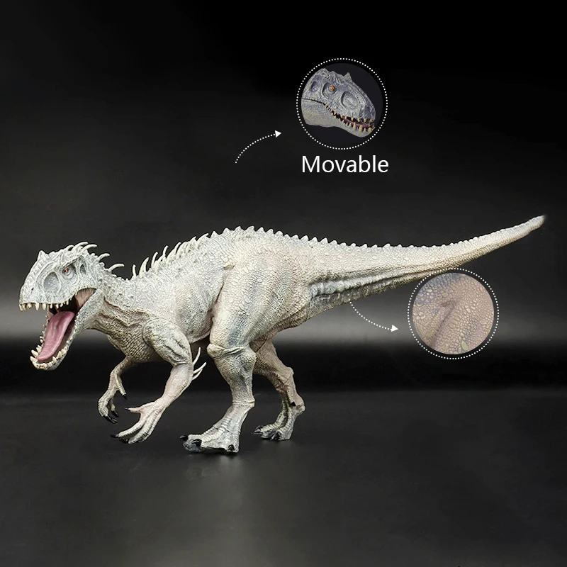 1:35 Tiranossauro Rex Alpha Dinossauros Animais Pré-históricos Coleção de  Brinquedos Boneca Mandíbula Móvel (Cor: Verde)