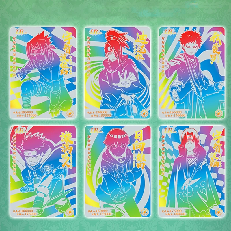 Compre Narutoes cartas cartas de papel cartas jogos crianças anime  periférico personagem coleção presente do miúdo jogando cartão brinquedo