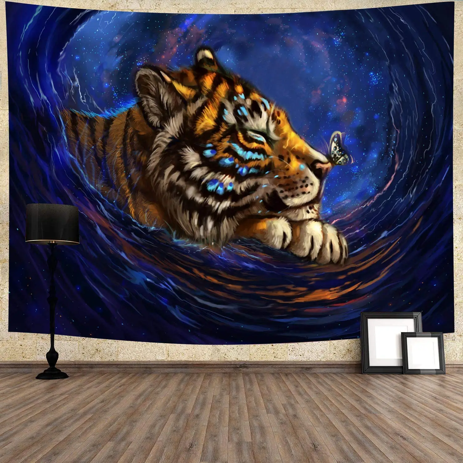 Projeto de Decoração 3D de parede Cabeça de Tigre