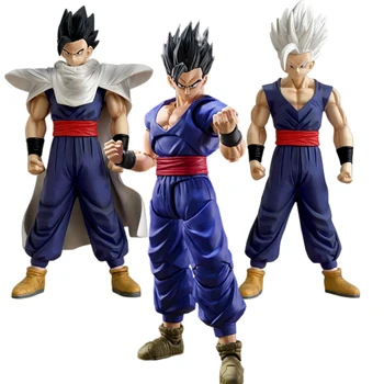 Dragon Ball PVC Figurines, Son Goku Modelo Bonecas, Cabelo branco e preto,  Decoração Presente dos desenhos animados, Estátua Anime, 25cm - AliExpress