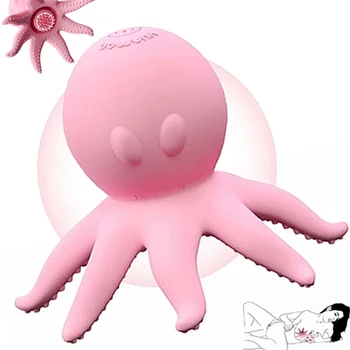 Kawaii Estilo Feminino Rosa 3D Dos Desenhos Animados Octopus Bordado Casaco  - Loja de Moda Kawaii