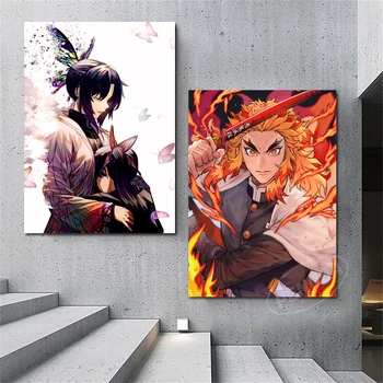 Calendário de ano novo 2022 cartaz do anime arte cartaz jujutsu  kaisen/tóquio vingadores/demon slayer/parede arte pintura decoração da casa  lona - AliExpress
