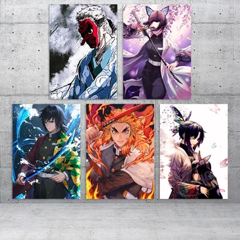 Calendário de ano novo 2022 cartaz do anime arte cartaz jujutsu  kaisen/tóquio vingadores/demon slayer/parede arte pintura decoração da casa  lona - AliExpress